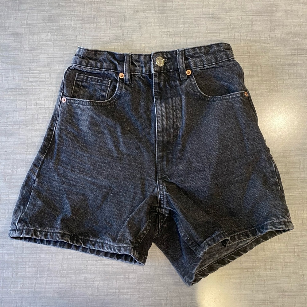 Zara Black Denim Shorts